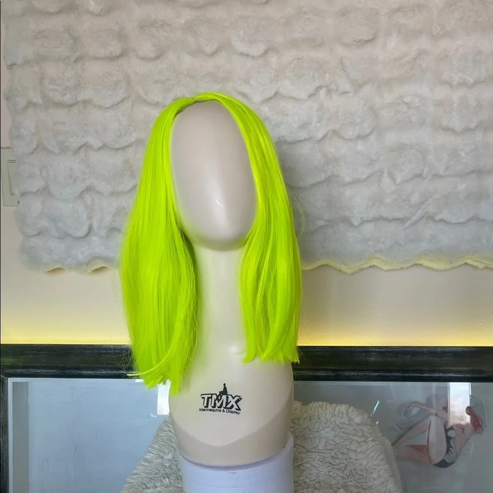 Neon Yellow Women's Hair Wig